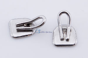 Diş ortodontik <span class=keywords><strong>Crimpable</strong></span> Metal çekiş kanca cerrahi ortak kanca diş kısa <span class=keywords><strong>Crimpable</strong></span> sürgülü kanca yuvarlak/Rect - Product Image 2