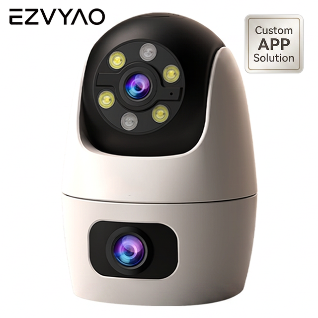 Custom App OEM ODM Security Camera Supports Cam720 V380 Pro ICSee Smart Home PTZ WiFi Two-Way Audio Night Vision CMOS