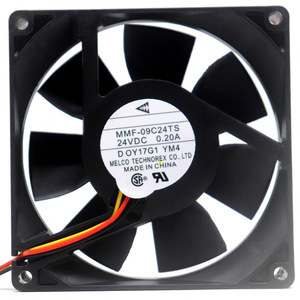 มิตซูบิชิ 24V 90 มม. พัดลมระบายความร้อนอุตสาหกรรม MMF-09C24TS มอเตอร์ดีซีระบายความร้อนด้วยอากาศสำหรับอินเวอร์เตอร์ - Product Image 1