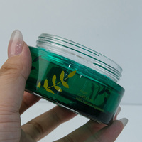 Pot cosmétique en verre avec couvercle en bambou véritable, capacité personnalisée, rechargeable, anti-lumière, vente en gros, directement du fabricant, pour crème visage