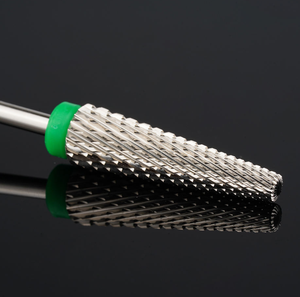Fraise conique allongée en carbure de tungstène de 2,35 mm (3/32 po) pour ongles, coupe croisée, outil de nettoyage des cuticules pour ponceuse électrique - Product Image 6