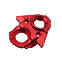 Cache de console centrale en alliage d'aluminium rouge usiné CNC avec plaque de montage d'allumage pour moto Sur Ron Light Bee S X – Pièce de rechange