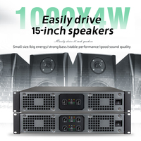 Amplificateur de puissance numérique de classe D en métal pour montage en rack 2U, 2/4 canaux XLR, sonorisation professionnelle PA, sonorisation de scène KTV