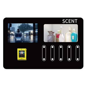 Sang trọng thông minh treo tường Cologne Máy bán hàng tự động Thiên Tài nước hoa nước hoa máy rút đầu đọc thẻ không dùng tiền mặt Hệ thống thanh toán SDK - Product Image 3