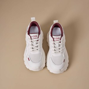 Nouvelle Collection Printemps 2026 : Baskets basses sportives pour femme avec talonnette intégrée – Polyvalentes et décontractées - Product Image 5