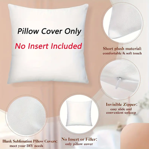 Sublimação Pillow Case Blanks Branco Capas de Almofada Personalizadas Impressão Pillow <span class=keywords><strong>Covers</strong></span> Blanks Custom Logo Pillow Case Sublimação - Product Image 4