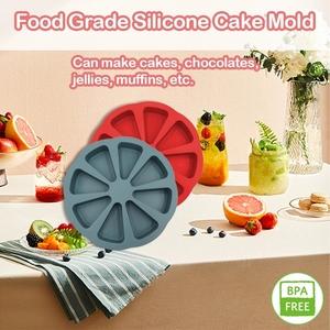 Moule en silicone promotionnel à 8 cavités pour la cuisson de pain de maïs de gâteau de mousse de pizza pour les outils de gâteau de type plateau à usage domestique - Product Image 6
