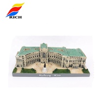 Cathédrale ST Vitus Souvenir Château personnalisé Célèbre bâtiment en polyrésine Miniature