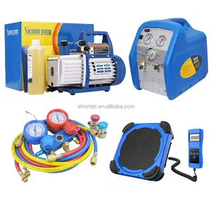 One Key Operation and Self-Purge Function Portable Auto Refrigerant Recovery Machine