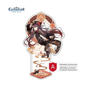 Genshin Impact Support <span class=keywords><strong>Hu</strong></span> <span class=keywords><strong>Tao</strong></span> sous licence officielle <span class=keywords><strong>Figurine</strong></span> acrylique Hutao Anime Support acrylique pour dérivés d'animation - Product Image 1
