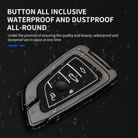 Nouveaux accessoires pour Nissan Toyota, étui pour clé BMW, pour voitures, protection de clé sans clé, coque de clé de voiture en silicone fibre de carbone