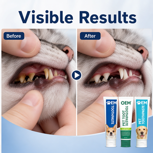 Pâte dentifrice végétale pour animaux de compagnie – Soin buccal, protection anti-sensibilité et caries, haleine fraîche, nettoyage <span class=keywords><strong>dentaire</strong></span> pour chiens et chats - Product Image 6