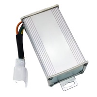 Nouveau Meilleur Convertisseur DC-DC Élévateur de Tension 60-72V/12V vers 12V/24V pour Vélo Électrique 20A Modèle Aluminium Argent 100-48V Facile à Utiliser