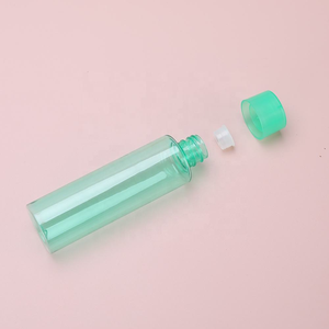 ขวดโทนเนอร์โปร่งใสสำหรับใส่บำรุงผิว PET ทรงกลมขนาด50มล. 100มล. พร้อมฝาปั๊มภาชนะใส่เซรั่มบำรุงผิวแบบปลอดภัยโลโก้ออกแบบได้ตามต้องการ - Product Image 2