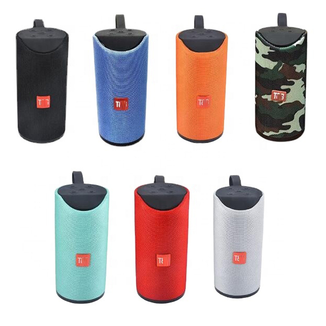 Portable Outdoor BT Speaker S113 Waterproof Wireless Bass Subwoofer Column Boombox Support TF FM Radio With LED Light