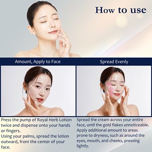 Cosmétique personnalisé pour le visage et la femme japonais Produit de luxe en gros Lotion dorée Soins japonais Soins de la peau à l'or - Product Image 4