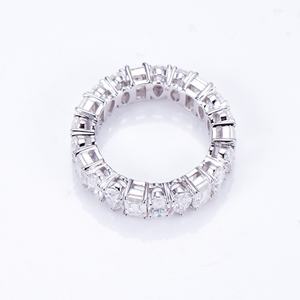 Anillo de Joyería Fina Personalizado MSR-1560, Anillo Ban, Plata 925, Anillo con Diamante Cultivado en Laboratorio - Product Image 3