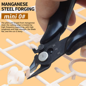 Kit de pinces à bijoux miniatures portables en acier au manganèse, coupe-fils diagonaux pour la réparation de bijoux et la modélisation - Product Image 3