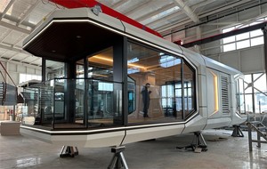 Capsule préfabriquée matérielle résistante à la chaleur de bouclier de rentrée 30ft pour la terre et le parc inutilisés - Product Image 2