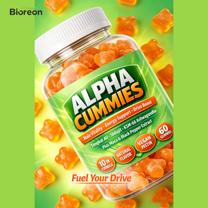 Gomitas Alfa 10 en 1 con Musgo Marino 1600mg, Aceite de Semilla Negra, Sin Azúcar, Suplementos Herbales para Adultos, 60 Unidades - Product Image 6