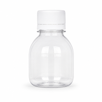 Bouteilles en plastique PET personnalisées de 60 ml (2 oz) de qualité alimentaire avec bouchon inviolable pour thé, soda, shot de gingembre, jus et produits bien-être