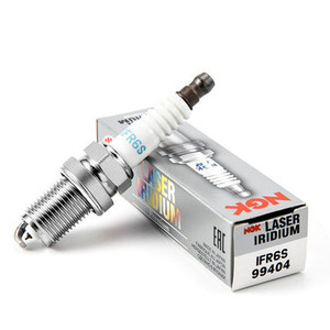 หัวเทียนอิริเดียม NGK ใหม่ ขายส่ง รุ่น 99404 IFR6S สำหรับรถยนต์นิสสัน ลิวิน่า ปี 2008-2014, ของแท้, รหัสอะไหล่ 1UN7-18-110, B2401-00QAA - Product Image 1