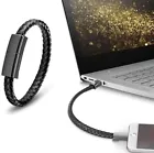 Vente chaude Portable USB Micro Chargeur Bracelet Bracelet 3A Charge Rapide avec Tresses De Blindage pour iPhone et Android Type C