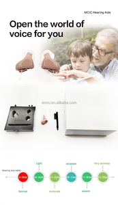Mini-aides auditives invisibles CIC avec batterie rechargeable longue durée, technologie hybride de classe D, réduction du bruit - Product Image 5