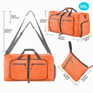 <b>40L</b>/65L Foldable <b>Duffel</b> <b>Bag</b> Water-Repellent Travel Backpack Lightweight Carry <b>Bag</b> for Overnight Weekender Sports Men Women - Product Image 2