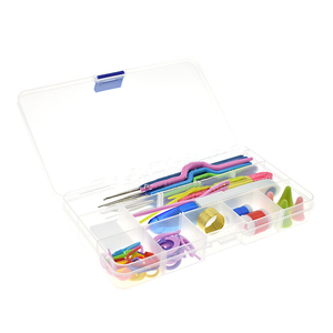 Kit de crochet <span class=keywords><strong>magique</strong></span> populaire et très vendu, outil de tricot DIY, crochet coloré, boîte d'accessoires multiples - Product Image 3