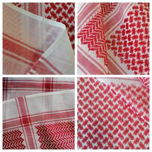 Keffiyeh Rouge Premium pour Hommes, Style Saoudien et Palestinien, Shemagh Arabe, Voile Musulman, Foulard pour la Tête - Product Image 6