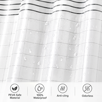 En stock – Rideau de salle de bain imperméable 100 g/m² pour séparation sec-humide, échantillons disponibles, livraison rapide – Fournitures hôtelières en tissu
