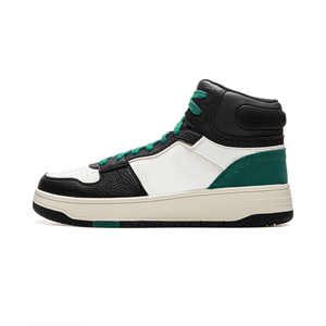 Chaussures de skate montantes pour hommes, color block, à lacets, semelle épaisse, baskets décontractées, amortissantes et antidérapantes - Product Image 6