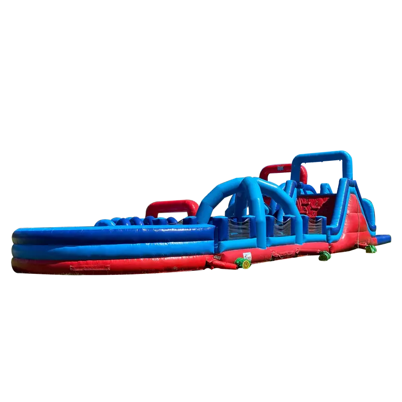 Large adult inflatable obstacle course challenge commercial inflatable obstacle races for sale