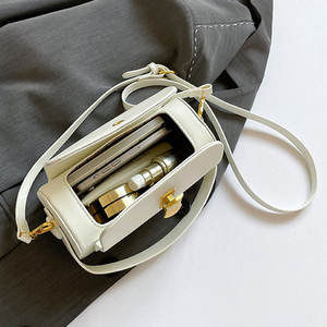 2026新しいテクスチャライト高級女性用ハンドヘルドボックスおしゃれな多目的シングルショルダークロスボディメッセンジャートートバッグPU - Product Image 5