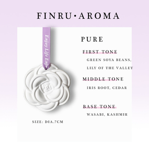 Thả Camellia Hình Treo Xe Tủ Quần Áo Làm Mát Không Khí Thơm Gốm Hương Thơm Thạch Cao Sứ Hoa Tinh Dầu Khuếch Tán - Product Image 3