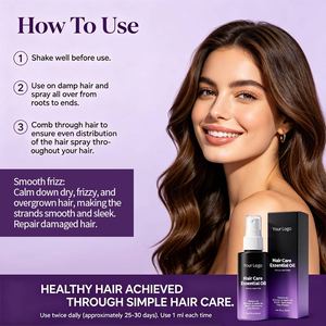 Aceite Esencial para el Cuidado del Cabello OEM, Suaviza el Frizz, Calma el Cabello Seco y Encrespado, Deja los Mechones Suaves, Cuidado del Cabello - Product Image 5