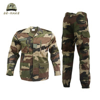 Uniforme tactique numérique camouflage FI pour hommes, chemise et pantalon de chasse en coton Ripstop, coutures renforcées