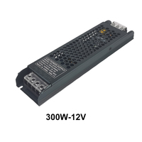 Penjualan terlaris DC12V 24V transformator LED beralih 60W/100W/200W/300W/400W suplai daya LED Driver untuk lampu Strip