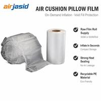 Film d'emballage transparent PA+PE écologique pour coussin d'air, matériau de protection gonflable, imperméable et personnalisable