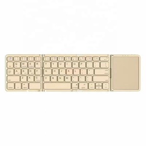 Teclado Plegable Táctil Recargable BT para IOS, Android, Windows, Mac <span class=keywords><strong>OS</strong></span>, Mini Teclado Inalámbrico Portátil Plegable para Teléfono, <span class=keywords><strong>iPad</strong></span> - Product Image 4