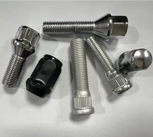 Couvercle d'écrou de roue de camion haute Performance <span class=keywords><strong>17</strong></span> mm 1.25 Black Bulge Acorn 9/16 "X 90 Écrou de roue Cône Écrous de roue 12x1.5 - Product Image 5