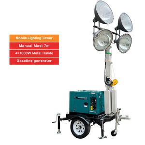 Ánh sáng di động tháp 5KW Máy phát điện bốn 160 wát LED nguồn hmf968 - Product Image 3