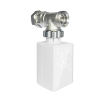 Vanne thermostatique ZigBee 3.0 à écran tactile LCD pour système de chauffage UE RA/RAV/RAVL, alimentée par batterie, OEM pour hôtels et appartements