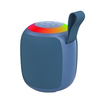 Mini Altavoz Bluetooth Portátil de Tela con Luz RGB, Correa, Múltiples Modos de Reproducción, Audio para Exteriores