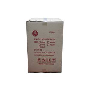 Nice Quality Biodegradable 12oz EU Ripple Wall Maroon S Coffee <b>Cup</b> Disposable <b>Paper</b> <b>Cup</b> For Coffee Drink Milk From Philippines - Product Image 4