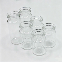 Flacons en verre stériles miniatures vides pour injection, avec étiquettes, pour médicaments, 2ml, 3ml, 5ml, 7ml, 8ml, 10ml, 15ml, 20ml, 25ml, 30ml