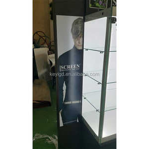 <span class=keywords><strong>Vitrine</strong></span> de bijouterie personnalisée OEM, <span class=keywords><strong>vitrine</strong></span> de bijoux en verre, présentoir de bijoux avec éclairage LED - Product Image 5