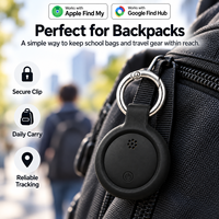 Anti-verloren tas BLE Locator Smart Tag, werkt met Apple Find My & Google Find Hub Dual System IP67 waterdichte Bluetooth Smart Tag