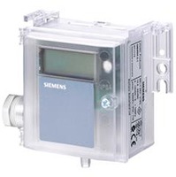 Sensor Industri Diferensial QBM3120-10D / S55720-S451, Akurasi 1%, 0 Pa hingga 1000 Pa, Output 0/10v, Pemasangan Sudut, 0.c 70